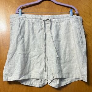 NWT Old Navy Women's Khaki Linen Shorts XL